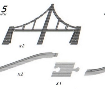 Железнодорожный мост BRIO 63339100