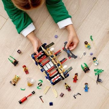 LEGO Ninjago Турнир стихий 71735 НОВИНКА! В подарок ЗОЛОТАЯ ФИГУРКА ФАСТ!