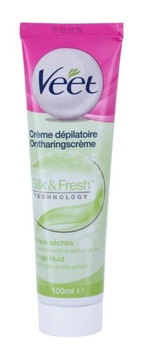 VEET Krem do depilacji 100ML do skóry suchej Jedwab i Świeżość