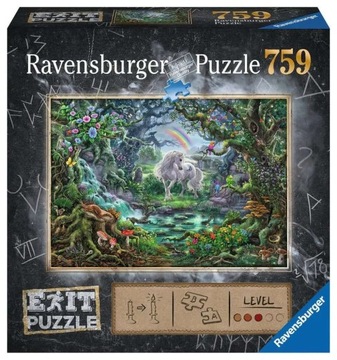 Ravensburger EXIT Jednorożec Puzzle 759 elementów