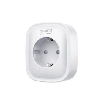 Tuya - умная розетка WiFi с измерением энергии - 2xUSB - белый