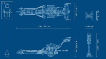LEGO Technic Драгстер 42103