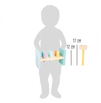 Пастельный деревянный пунш Game Small Foot