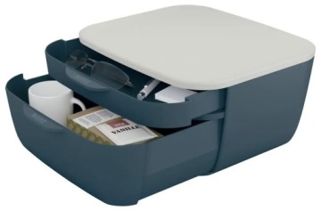 Контейнер Leitz Cozy с 2 ящиками, серый x2