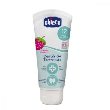 Chicco зубна паста для дітей у віці 12 міс.+ полунична 50 мл