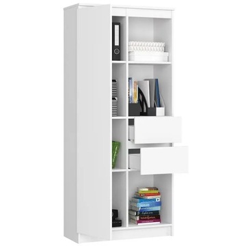 КНИЖНЫЙ ШКАФ ДЛЯ ДОМАШНЕГО ОФИСА 80см *ВЫСОКОЕ КАЧЕСТВО