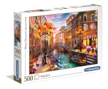 Clementoni 35063 Puzzle 500 el.High Quality Collection Sunset over Venice
