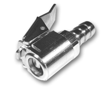 Совет: Головка пистолета с зажимом для накачивания колес и шин диаметром 8 мм в закрытом состоянии.