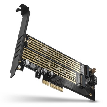 Внутренний адаптер для ПК 2x SSD M2 PCIe M-ключ SATA B-ключ