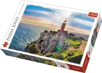 Puzzle Trefl MIASTO 1000 elementów 1000 EL.Latarnia morska w Melagavi