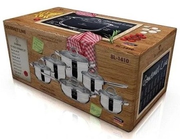 Набор кастрюль Blaumann Jumbo, сталь, 1 шт.