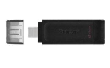 Флеш-накопитель KINGSTON DT70/64 ГБ USB-C 3.2 Gen 1