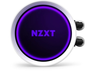 Вентиляторы водяного охлаждения NZXT Kraken X63 белого цвета 280 мм с RGB-подсветкой и