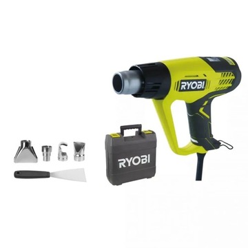 ТЕПЛОВАЯ ПИСТОКА RYOBI EHG2020ЖК-ДИСПЛЕЙ, ПОДКЛЮЧЕННЫЙ В СЕТЬ, 2000 ВТ С ЖК-ДИСПЛЕЕМ 650 ГРАДУСОВ