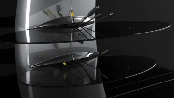 Крепление для телевизора Meliconi Ghost Design 2500 Rotation Nero Mat