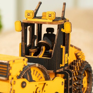 Пазл Robotime 3D Дорожный каток 149 деталей