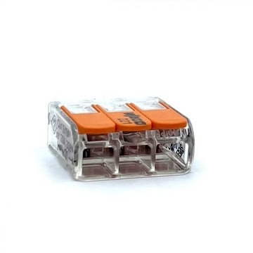 БЫСТРОРАЗЪЕМНЫЕ СОЕДИНИТЕЛИ WAGO РАЗЪЕМЫ ДЛЯ КОРОБОК 3X4 50ШТ.