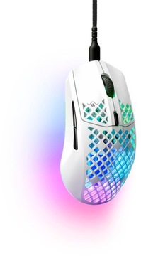 Myszka przewodowa SteelSeries Aerox 3 Snow