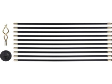 YATO YT-24980 ШТАНГИ ​​ДЛЯ ЗАКРЫТИЯ КАНАЛИЗА 10Х92СМ, НАБОР ИЗ 12 ЭЛЕМЕНТОВ.