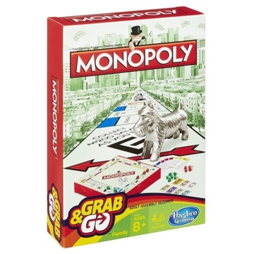 Gra planszowa Hasbro Monopoly Grab & Go (Po niemiecku) (K)