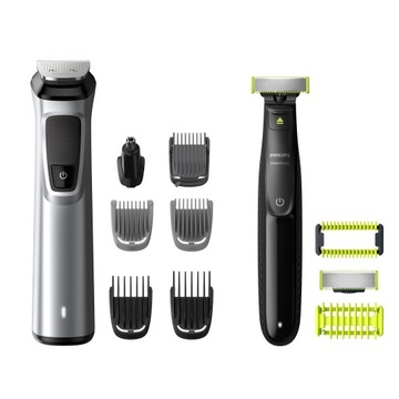 Trymer Maszynka 12w1 do Ciała Włosów MultiGroom Philips MG9710/90+ OneBlade