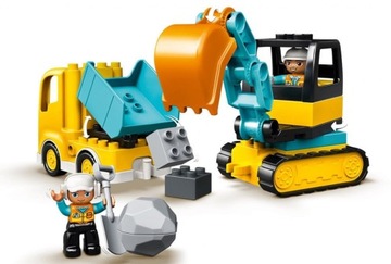 LEGO Duplo 10931 Грузовик и гусеничный экскаватор