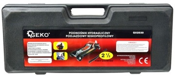 Podnośnik hydrauliczny niski żaba 2,5T obr. główka