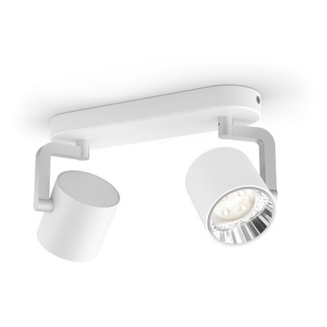 Plafon Cylidner Philips 10,2 x 28,2 cm biały