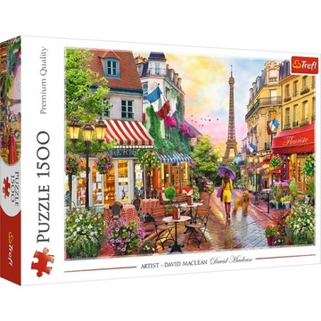 Puzzle Trefl puzzle trudne 1500 elementów Urok Paryża DAVID MACLEAN