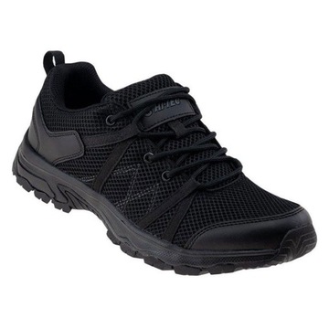 Черные мужские треккинговые туфли HI-TEC RAVAN Sports Mountain, размер 43