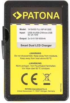 PATONA Smart Dual LCD Fuji NP-W126 141645.