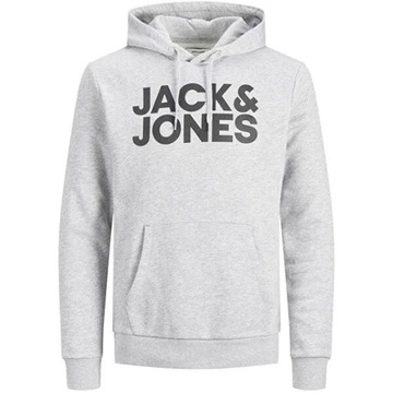 Jack&Jones Bluza Corp Logo 12152840 Szary Regular Fit