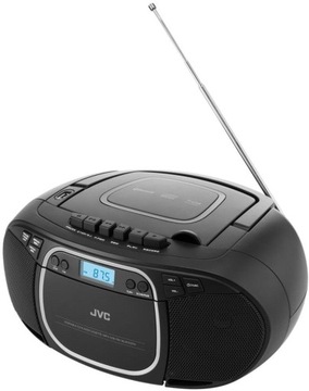 FM-БУМБОКС РАДИОПРОИГРЫВАТЕЛЬ JVC CD USB BLUETOOTH AUX 3 Вт ЧЕРНЫЙ