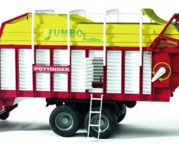 Самозагружающийся прицеп Pottinger Jumbo 6600