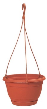 ПОДВЕСНОЙ ПРОИЗВОДСТВЕННЫЙ ГОРШОК Ø 16см КРУГЛЫЙ БАЛКОННЫЙ ГОРШОК С КРЮЧКОМ 2,8 Л