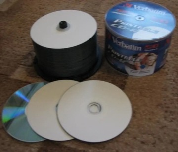 CD-R VERBATIM, 700 МБ, 52X AZO, ТОРТ ДЛЯ ПЕЧАТИ*50, 43438
