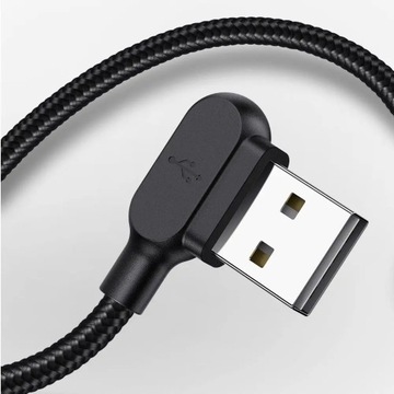 MCDODO УГЛОВОЙ КАБЕЛЬ QC USB LIGHTNING LED 2A 3M