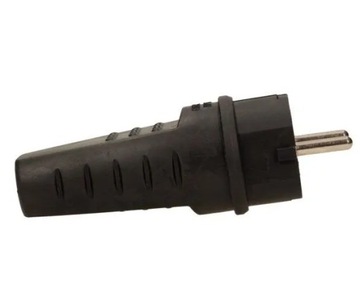Wtyczka gumowa prosta z uziemieniem OR-AE-1315