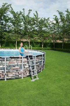 Лестница для бассейна Bestway 4-ступенчатая Flowclear, 132 см