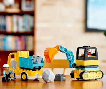LEGO Duplo 10931 Грузовик и гусеничный экскаватор