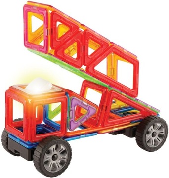 Магнитные блоки с динамической вспышкой, 54 элемента.