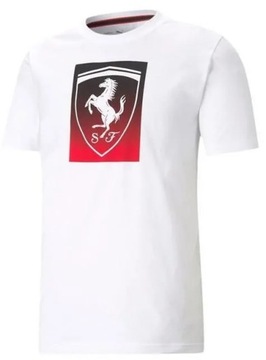 PUMA KOSZULKA BAWEŁNIANA M FERRARI RACE BIG SHIELD TEE 531467 05 R. XL