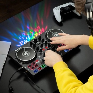 NUMARK PARTY MIX II MKII 2 DJ КОНТРОЛЛЕР СВЕТОДИОДНЫЙ МИКШЕР + SERATO DJ LITE