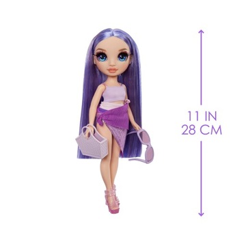 КУКЛА RAINBOW HIGH VIOLET WILLOW SWIM AND STYLE + АКСЕССУАРЫ