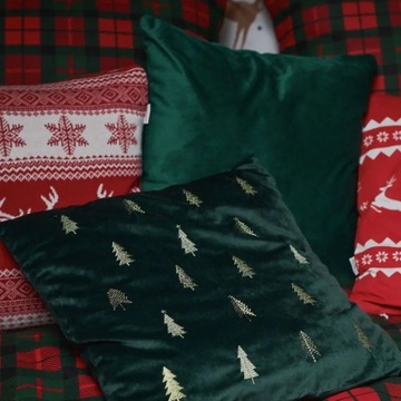 GOSTA декоративная наволочка зеленая 45х45 см