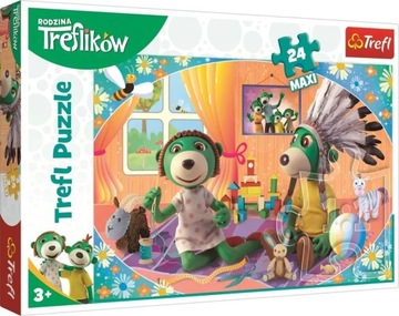 Puzzle Trefl Rodzina Treflików Bawmy się razem!