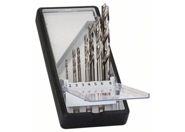 zestaw wierteł do drewna z chwytem Hex BOSCH 7 el.