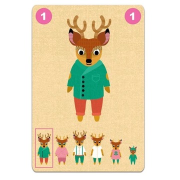 Кооперативная карточная игра для детей DJECO Familou