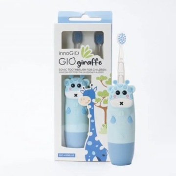 InnoGIO GIOgiraffe GIO-450 синяя звуковая зубная щетка для детей