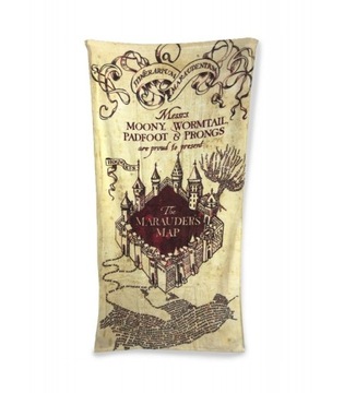 Groovy Osuška - ручка Harry Potter: Marauder's Map (75 x 150 см) бежевый